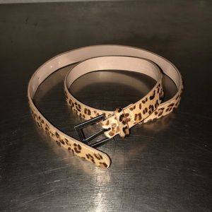Cheetah print belt